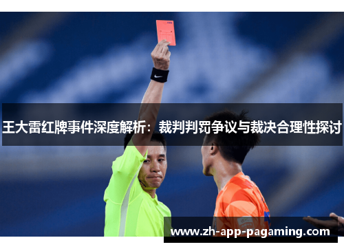 王大雷红牌事件深度解析：裁判判罚争议与裁决合理性探讨