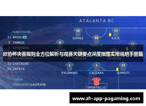欧协杯决赛规则全方位解析与观赛关键要点深度指南实用说明手册篇